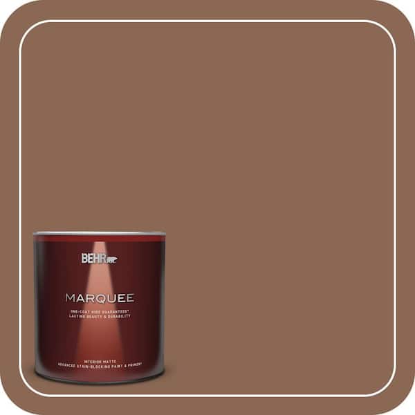 BEHR MARQUEE 1 qt. #PPU3-17 Clay Pot Matte Interior Paint & Primer