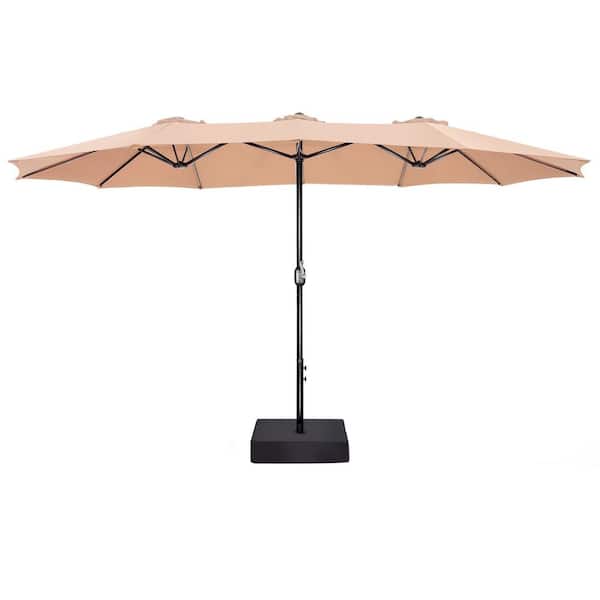 Unbranded 8.5 ft. Polyester Plus Alloy Steel Market Patio Umbrella in Navy Blue