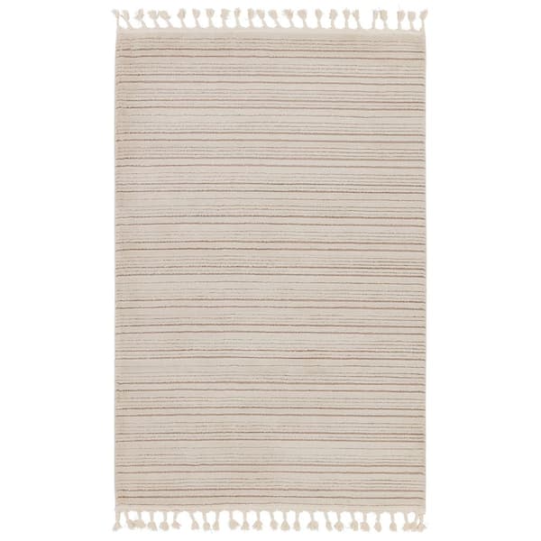 Jaipur Living Khoda Brown 5 ft. x 7 ft. Stripes Area Rug