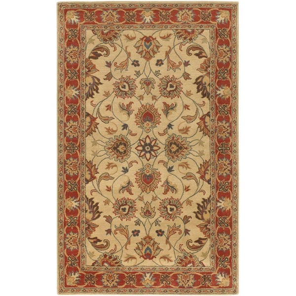 Livabliss John Beige 5 ft. x 8 ft. Area Rug