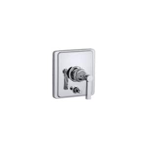 Pinstripe 1-Handle Rite-Temp Pressure-Balancing Valve Trim Kit with Diverter in Polished Chrome (Valve not Included)
