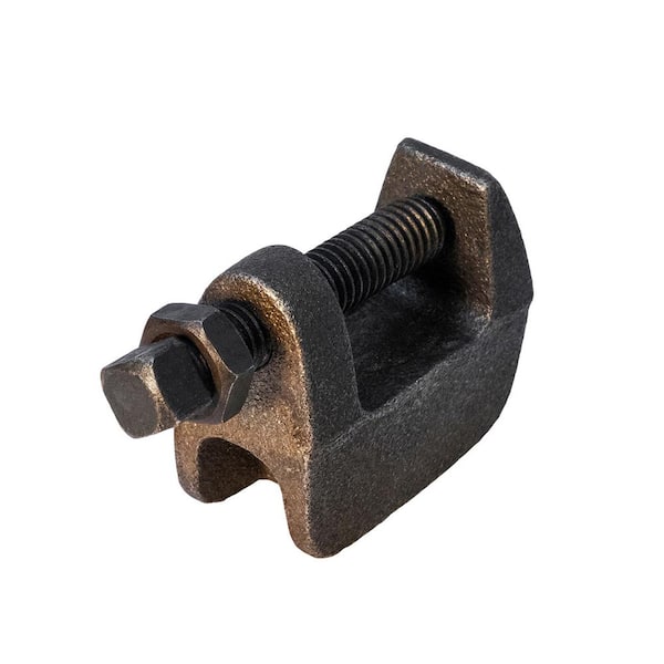 Beam Clamp Extra Wide 3-1/8 in. Jaw With 1/2-13 Threaded Holes