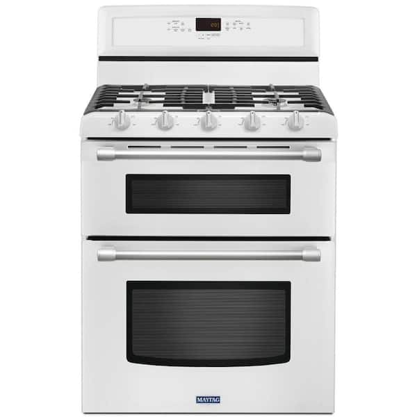 Maytag Gemini 6.0 cu. ft. Double Oven Gas Range with Self-Cleaning