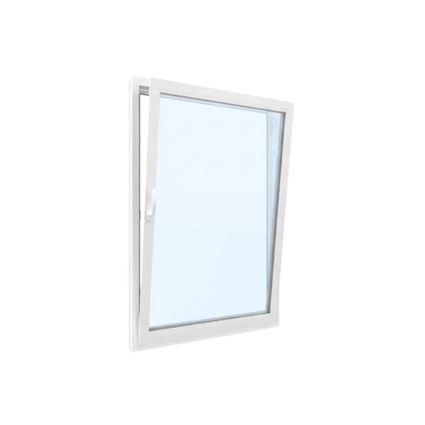 36 in. x 60 in. Elite Euro White Double-Pane Vinyl Tilt/Turn Window with Screen and Right Inward Swing