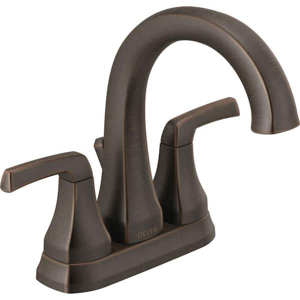 Delta Portwood 4 in. Centerset 2-Handle Bathroom Faucet in Venetian Bronze