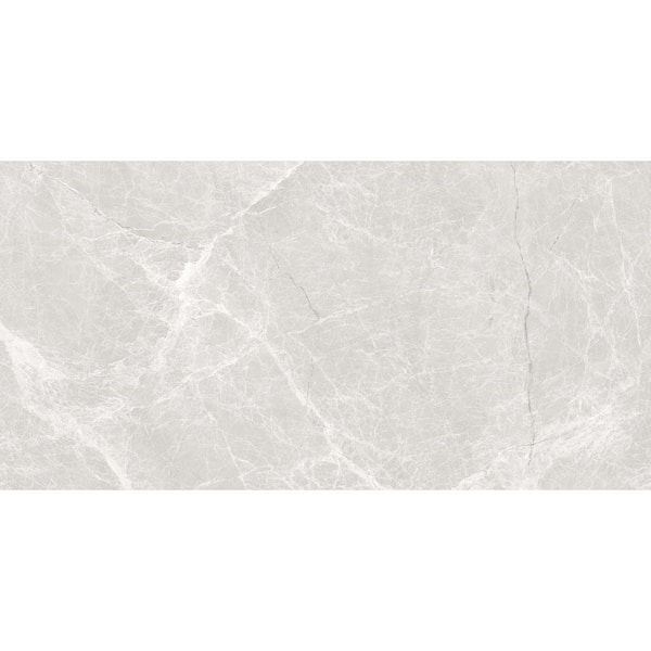 Kaia Voxalon Grey 12-in. x 24-in. Stone Look Polished Porcelain Wall & Floor Tile (9.69 sq. ft. / Case)