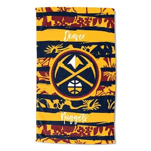 NBA Nuggets Multi-Color Graphic Pocket Cotton/Polyester Blend Beach Towel