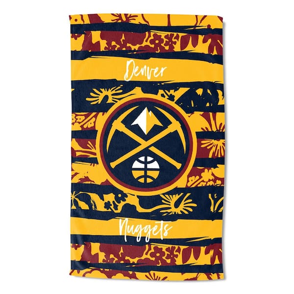 THE NORTHWEST GROUP NBA Nuggets Cotton/Polyester Blend Graphic Multicolor Pocket Beach Towel