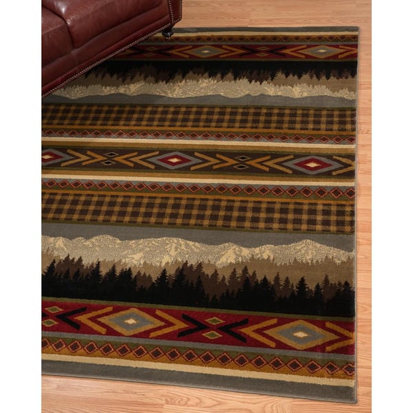 Affinity Spring Mountain Multi 1 ft. 11 in. x 7 ft. 4 in. Area Rug