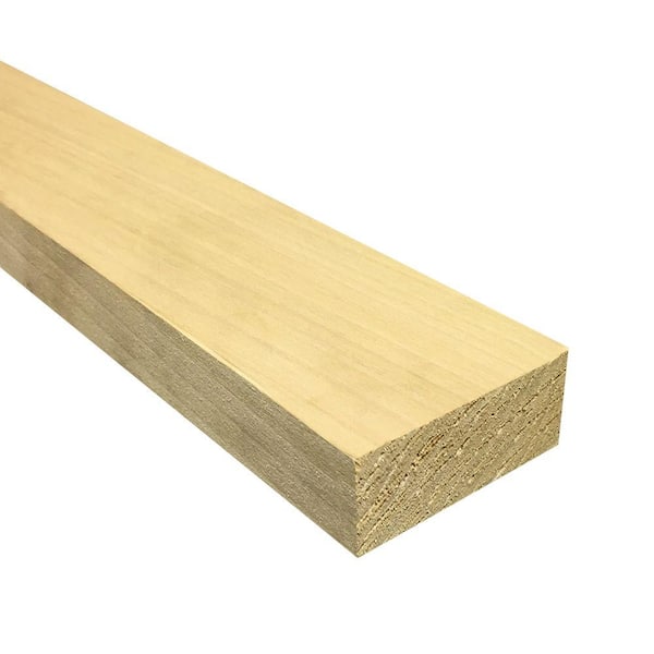 Weaber 5/4 in. x 3 in. x Random Length S4S Poplar Board