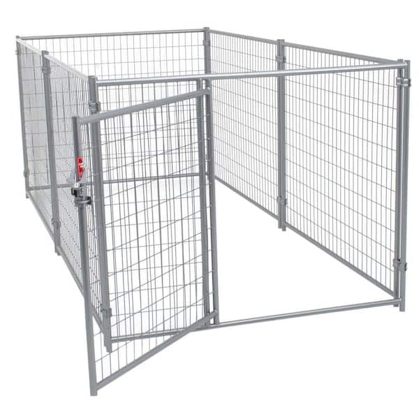Lucky Dog 4 ft. H x 5 ft. W x 10 ft. L Modular Welded Wire Kennel Kit