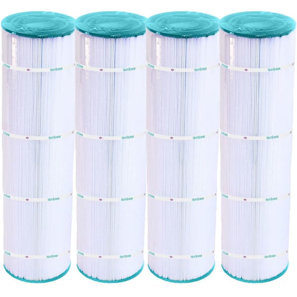 Hurricane 4-Pack HF7489-04 Advanced Pool and Spa Filter Cartridge Replacement, 50 sq. ft. Filtration Area
