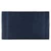 A1 Home Collections GOTS Certified Organic Cotton Feather Touch Quick Dry 900 GSM Bath Mat, 20X33 - Insignia Blue