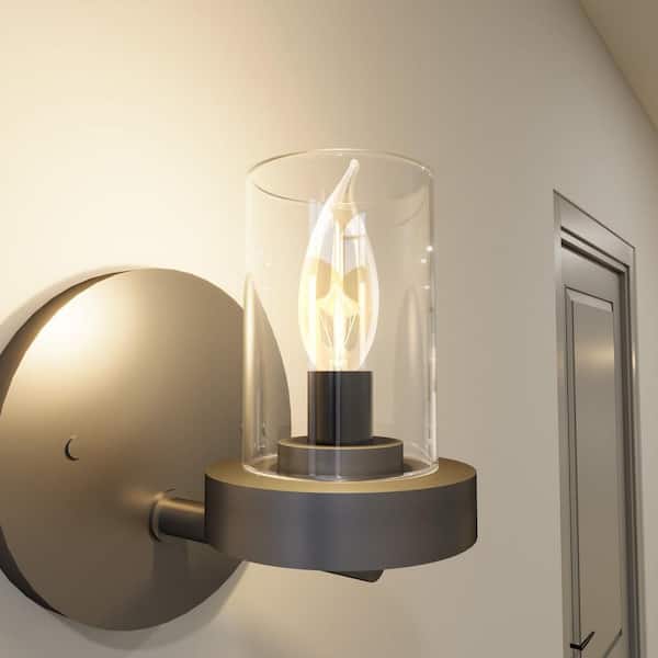 40-Watt B10 E12 Clear Flame Tip Double Life Incandescent Light Bulb, Soft White 2700K (4-Pack)