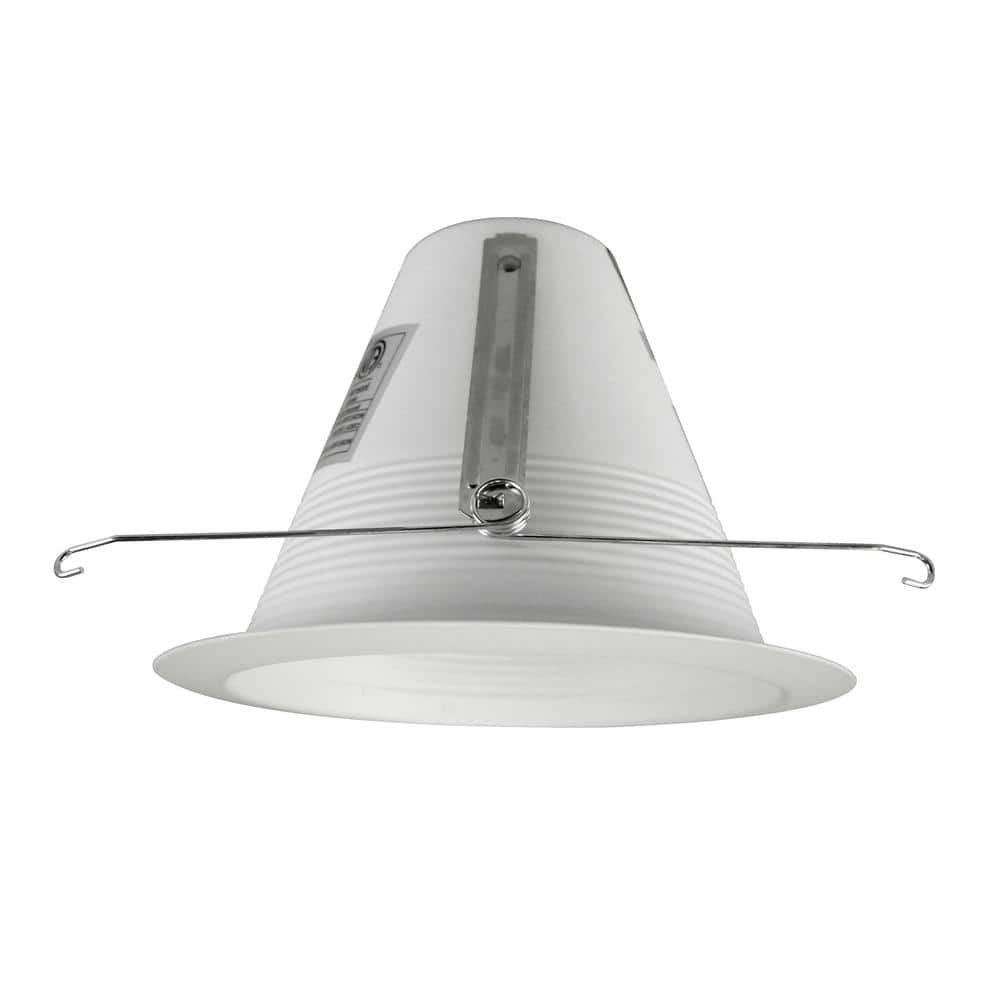 White Aluminum 6-Inch Airtight Recessed Lighting Trim