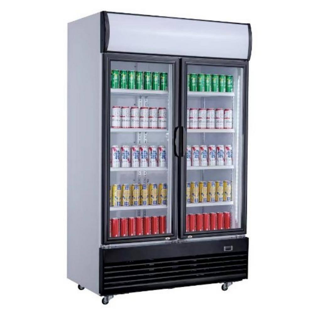 Cooler Depot 47 in. W 32 cu. ft. 2 Glass Door Merchandiser Auto Frost
