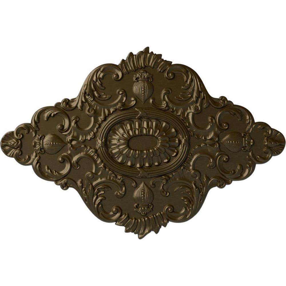"42-3/4"" W x 28-7/8"" H x 1"" Ashford Urethane Ceiling Medallion, Brass" price history on PriceWatchPro