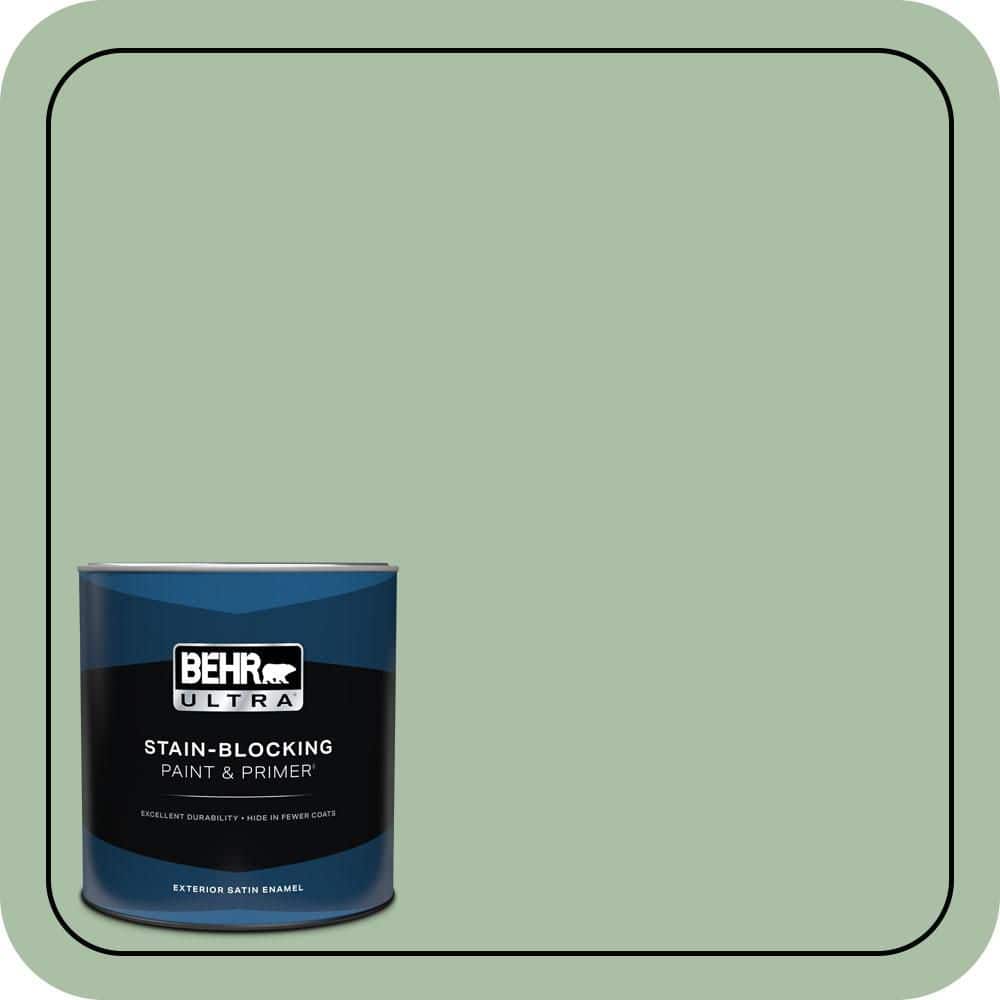 1 qt. #S400-4 Azalea Leaf Satin Enamel Exterior Paint & Primer price history on PriceWatchPro