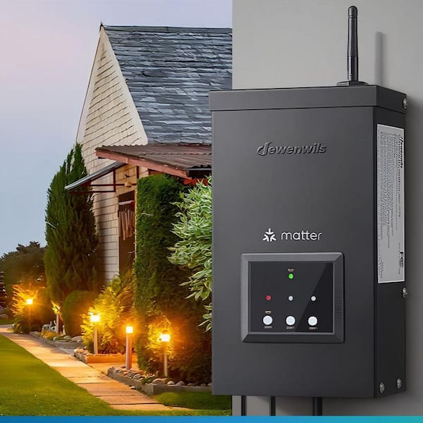 300 Wattage Smart WiFi Low Voltage Metal Landscape Lighting Transformer, with 3-Zones for Patio, Pathway, Garden Lights