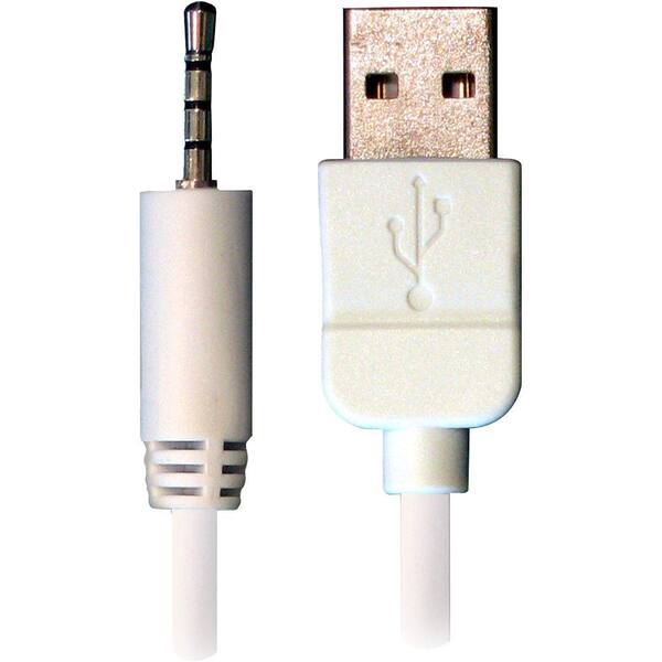 Accell 3.5 mm to USB Charge and Sync Cable for iPod Shuffle