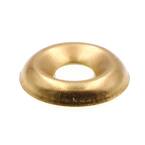 12 100-Pack Countersunk Brass Plated Steel Prime-Line 9083846 Finishing Washers