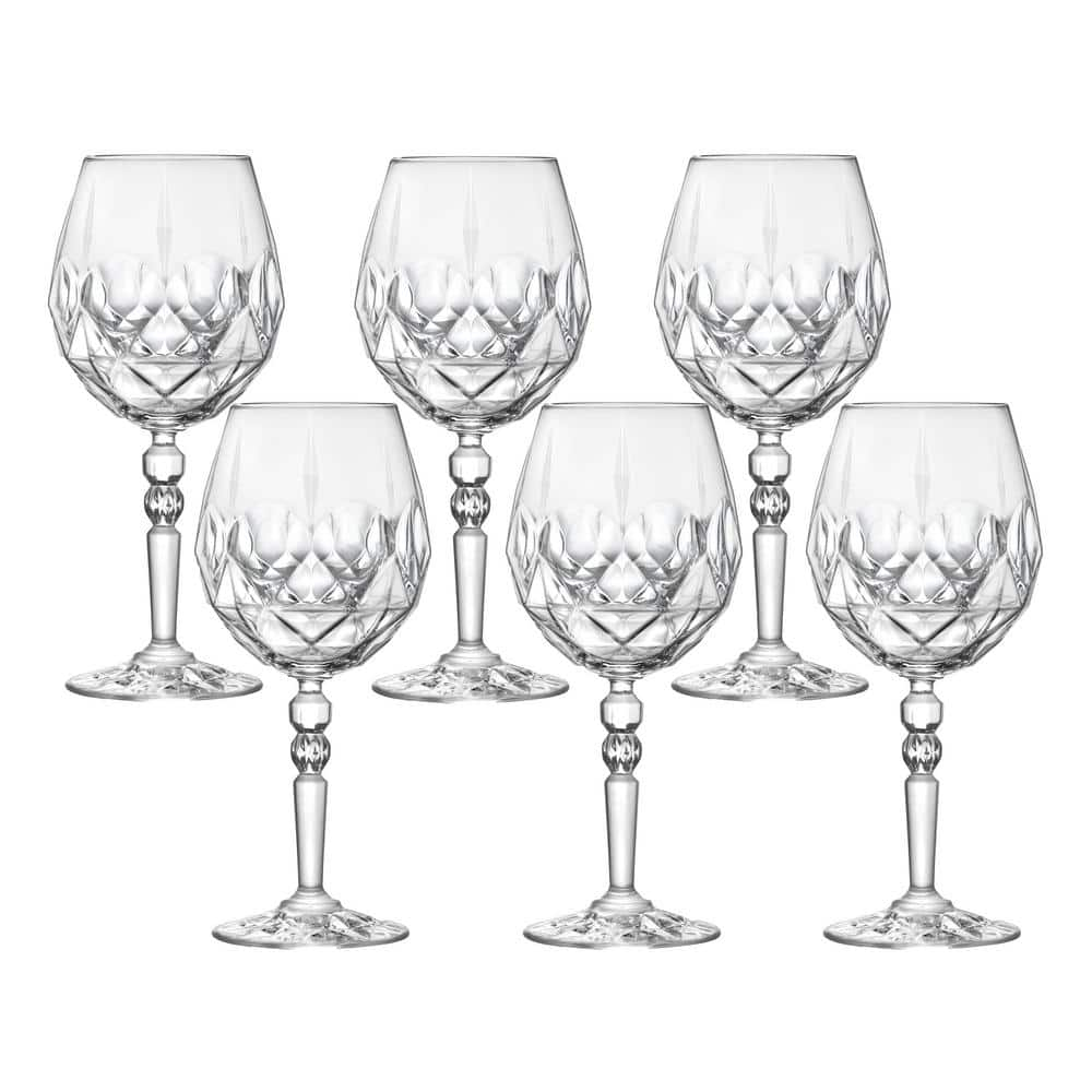 Libbey Classic Smoke All-Purpose Stemless Wine Glasses Set, 6 pk