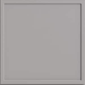 Franklin 18 in. W x 21 in. D x 84 in. H Assembled Plywood Vanity Linen Bath Cabinet in Veiled Gray with Soft Close RH