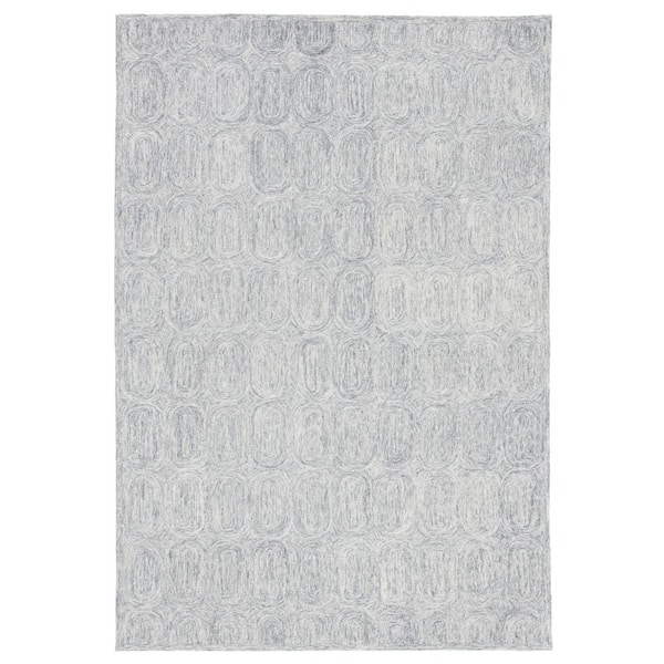 SAFAVIEH Metro Grey 8 ft. x 10 ft. Geometric Solid Color Area Rug