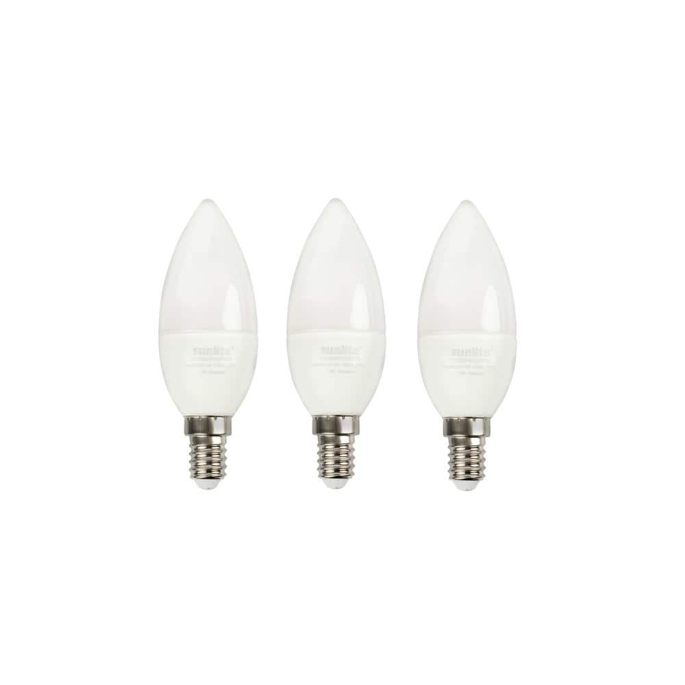 wedding toilet Fifty Sunlite 40-Watt Equivalent B10 Dimmable European E14 Base Frosted Torpedo  Tip Chandelier LED Bulb in Warm White, 2700K (3-Pack) HD03363-3 - The Home  Depot