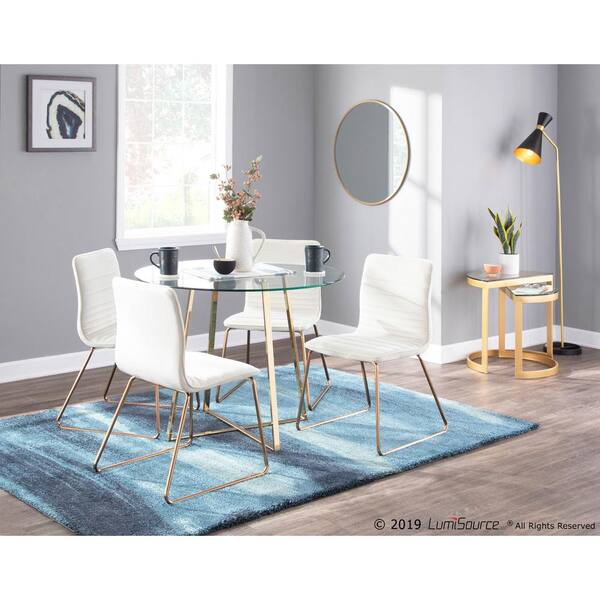 clear small dining table