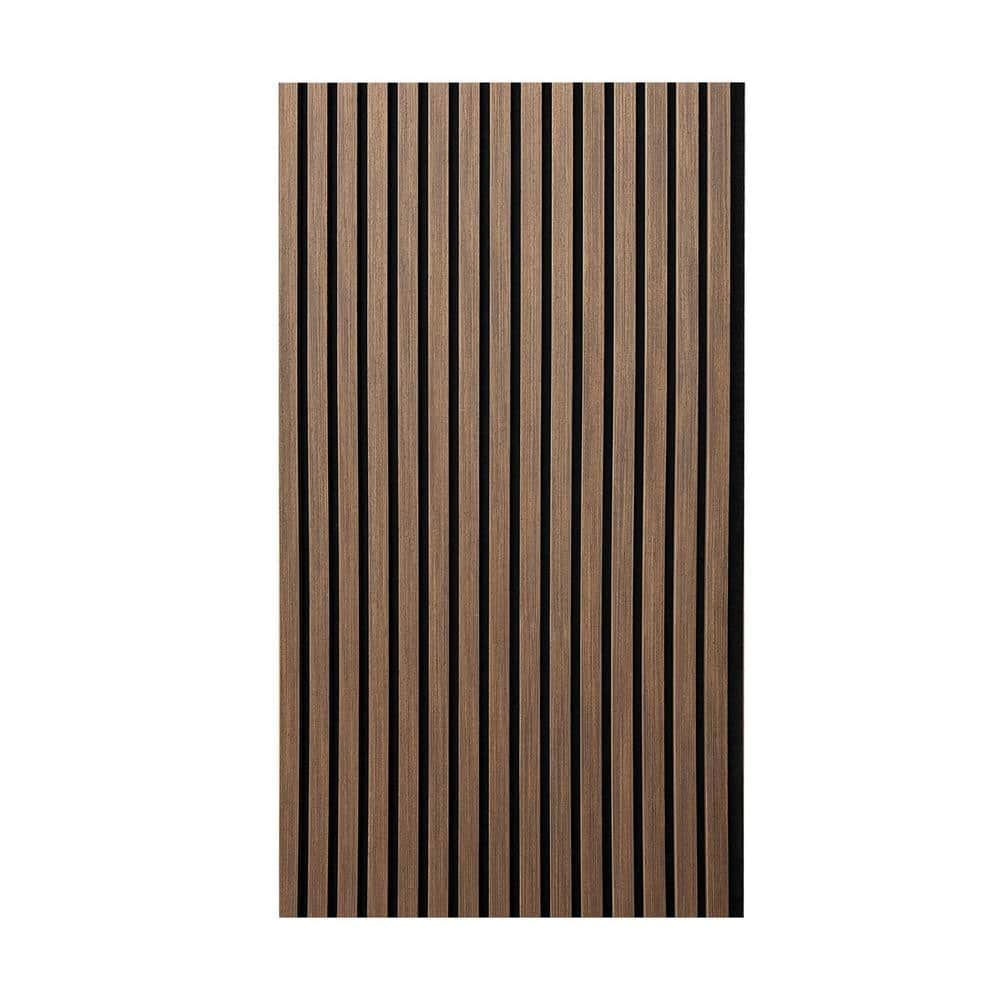 Ejoy 94.5 in. x 24 in x 0.8 in. Acoustic Vinyl Wall Siding with Real ...