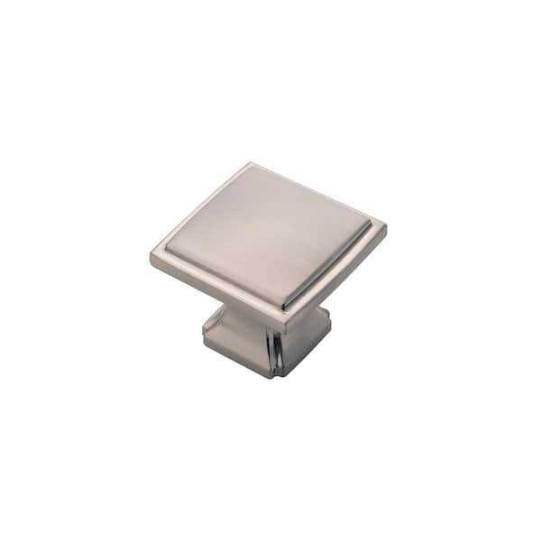 HICKORY HARDWARE Bridges Collection 1-1/4 in. Dia Satin Nickel Finish Cabinet Knob