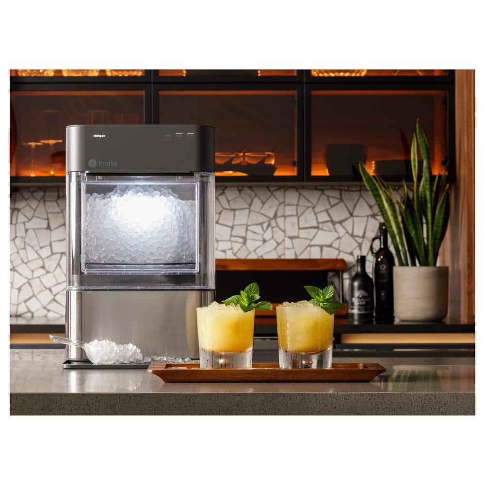 Stainless Steel Portable Countertop Nugget Ice Maker with WiFi
