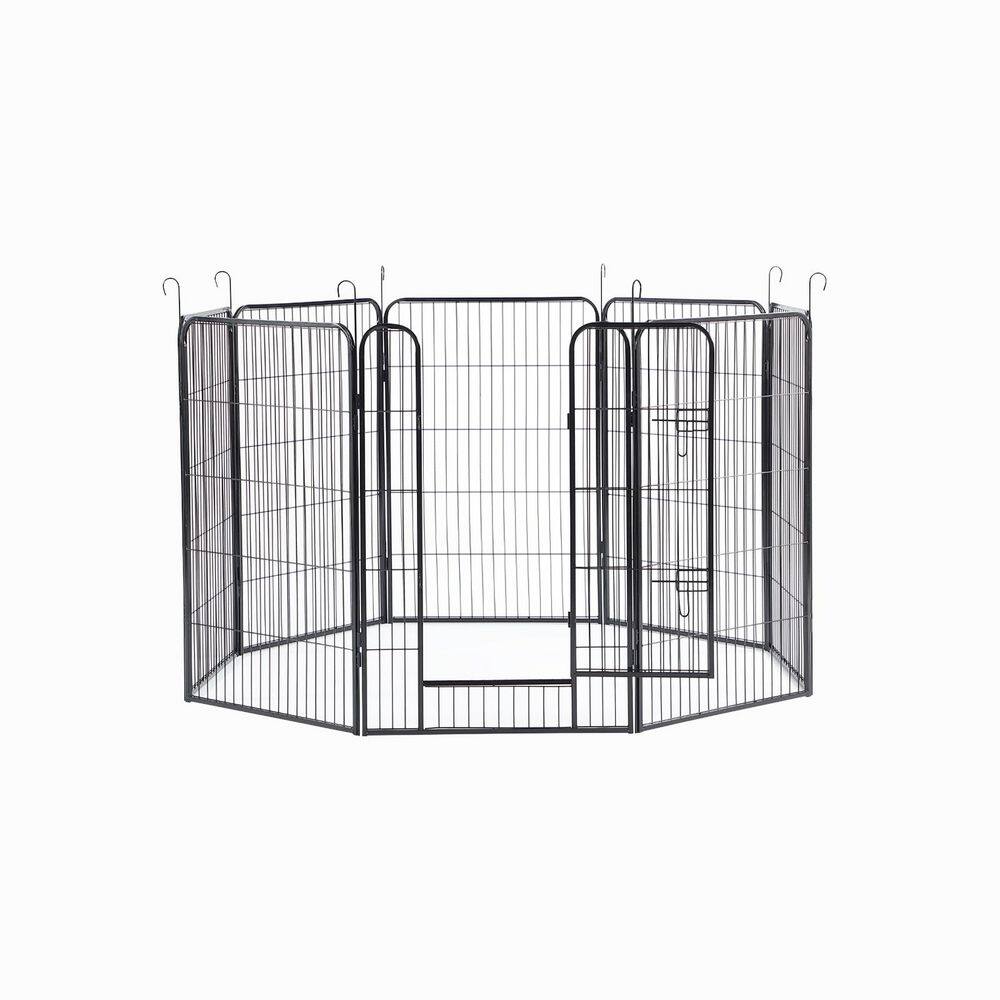 Large Metal Indoor/Outdoor Pet Fence Dog Playpen (8 Panels) price history on PriceWatchPro
