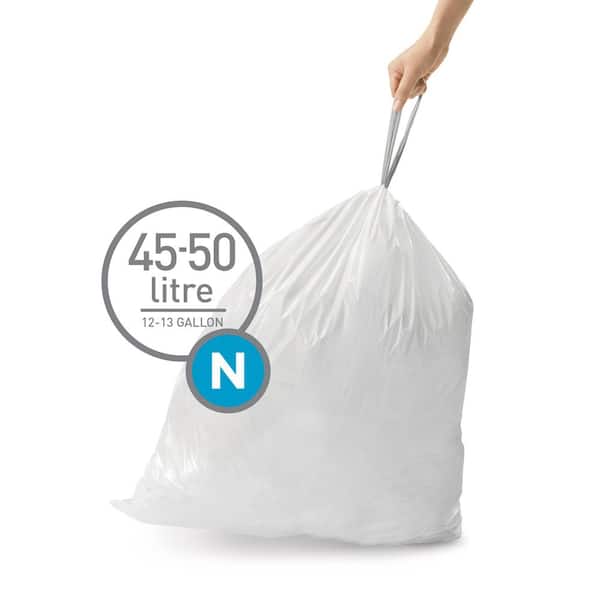 Simple Human Clear Can Liners Strong Plastic 13 Gallon Medium Trash Bag -  China Simple Human Trash Bags M and Glad 13 Gallon Trash Bags price