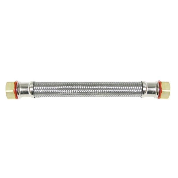 3/4 in. FIP x 3/4 in. FIP x 24 in. Stainless Steel Water Heater Supply Line