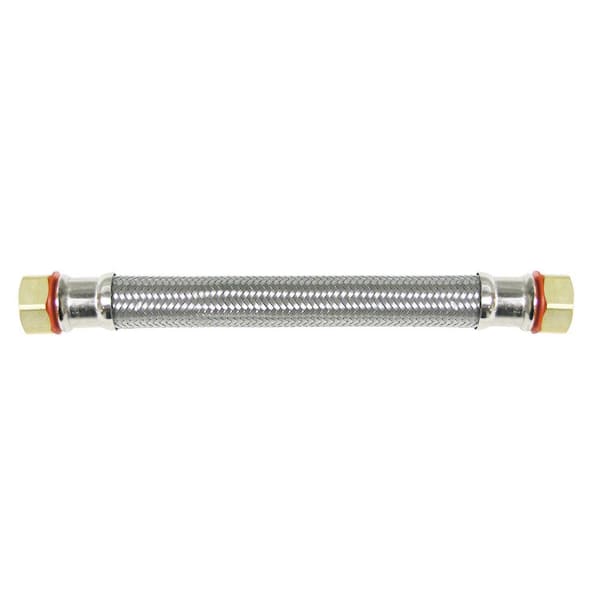 Everbilt 3/4 in. FIP x 3/4 in. FIP x 24 in. Stainless Steel Water Heater Supply Line