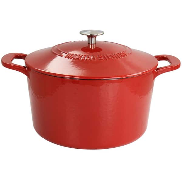 Martha Stewart Martha Stewart Enameled Cast Iron 7 Quart Dutch Oven ...