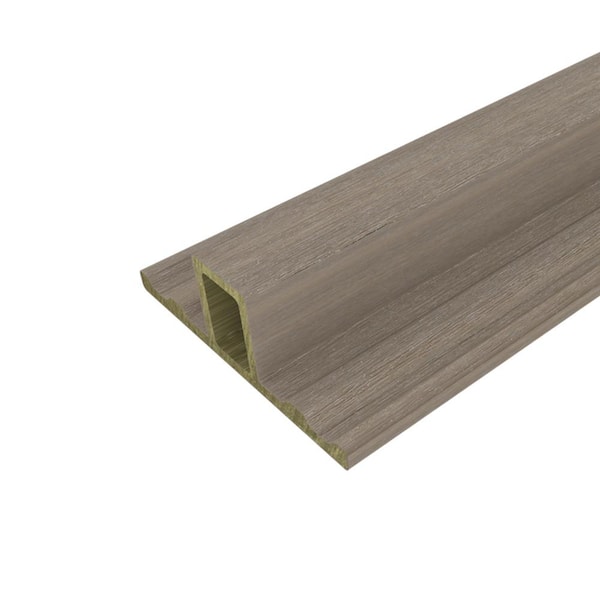 NewTechWood European Siding System 3.94 in. x 1.38 in. x 8 ft. Composite Siding Butt Joint Trim Roman Antique