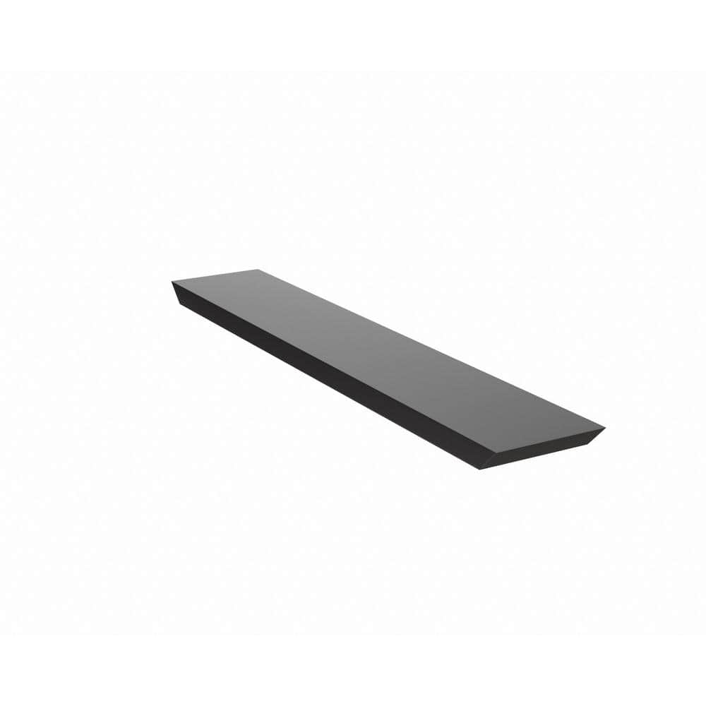 THE ORIGINAL GRANITE BRACKET 24 In Aluminum Double Sided Island   Black The Original Granite Bracket Countertop Brackets Dsi 24 A 64 1000 