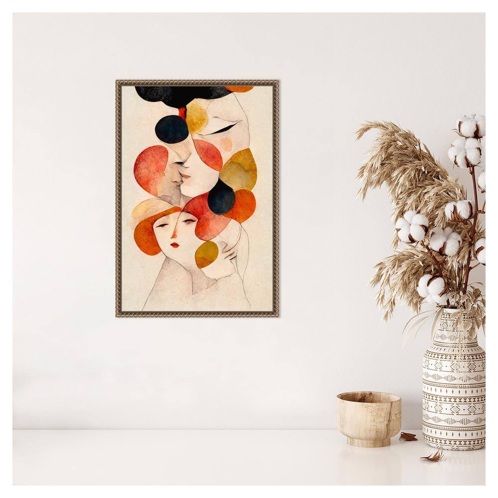Abstract Devotion Beaded Framed Canvas Wall Art, 16 x 23