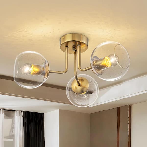 Golden Lighting Aenon 16.5 in. 3-Light Brushed Champagne Bronze