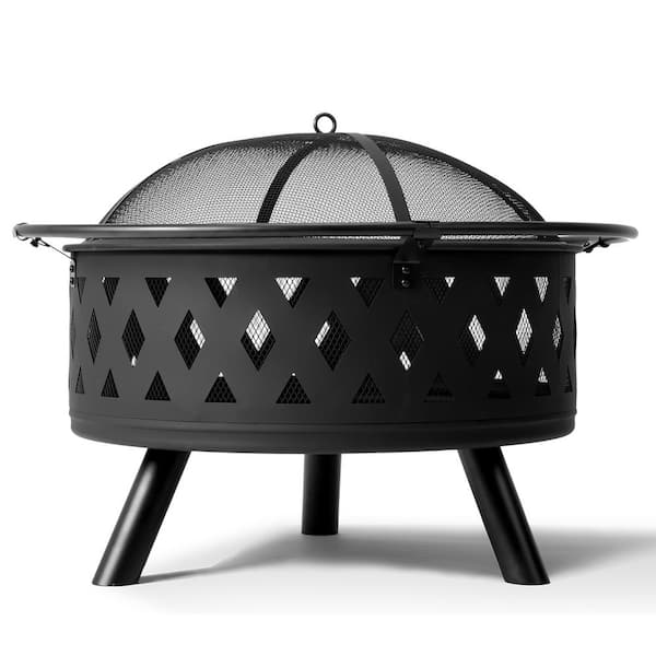 Karl home 32 x 32 in. Outdoor Bonfire Fire Pit