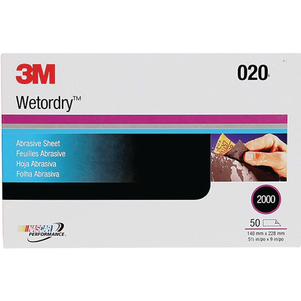 Imperial Wet Or Dry Paper Sheets, 9 in. x 11 in. Grade 1200 (50-Piece)