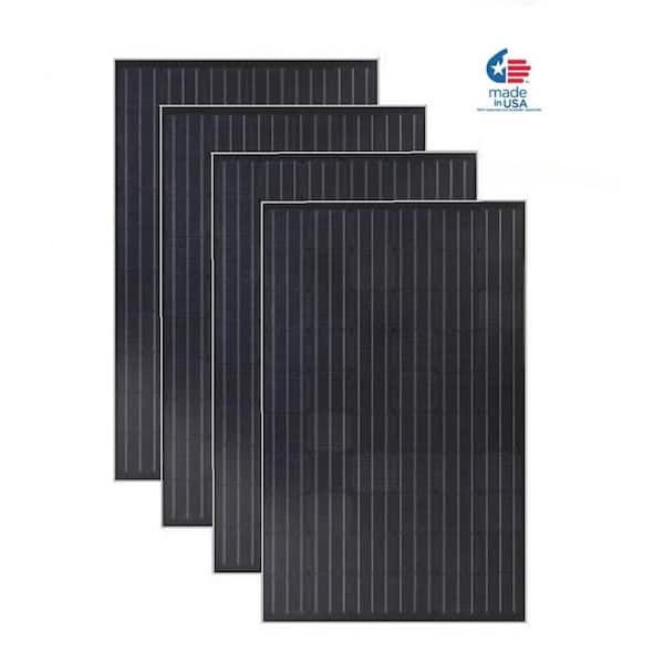 Grape Solar 300-Watt Monocrystalline Solar Panel (4-Pack)