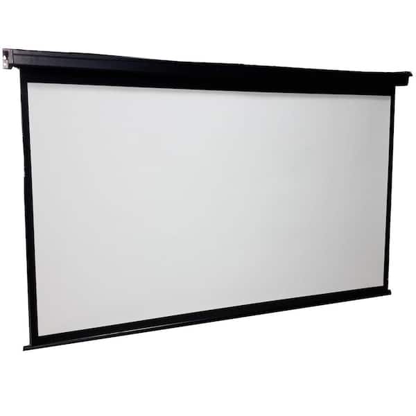 ProHT 84 in. Manual Projection Screen with Black Frame