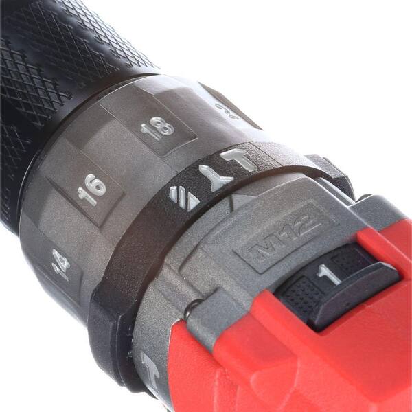 Milwaukee - M12 FUEL 12-Volt Lithium-Ion Brushless Cordless 1/2 in. Hammer Drill Kit with Free PACKOUT Case