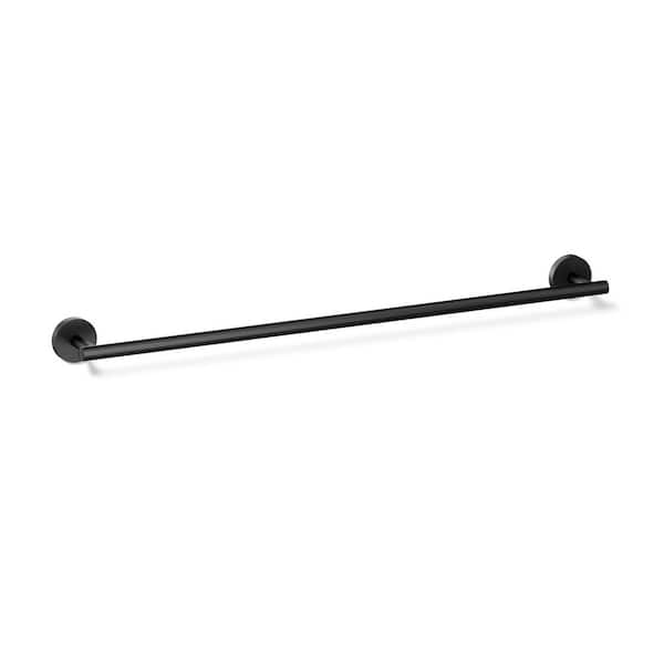 KOHLER Elate 24 in. Wall Mounted Towel Bar in Matte Black