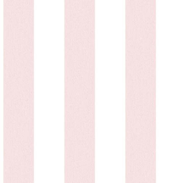 Unbranded Smart Stripes 3 Pink Surface Stripe Vinyl on Non-Woven Non-Pasted Wallpaper Sample