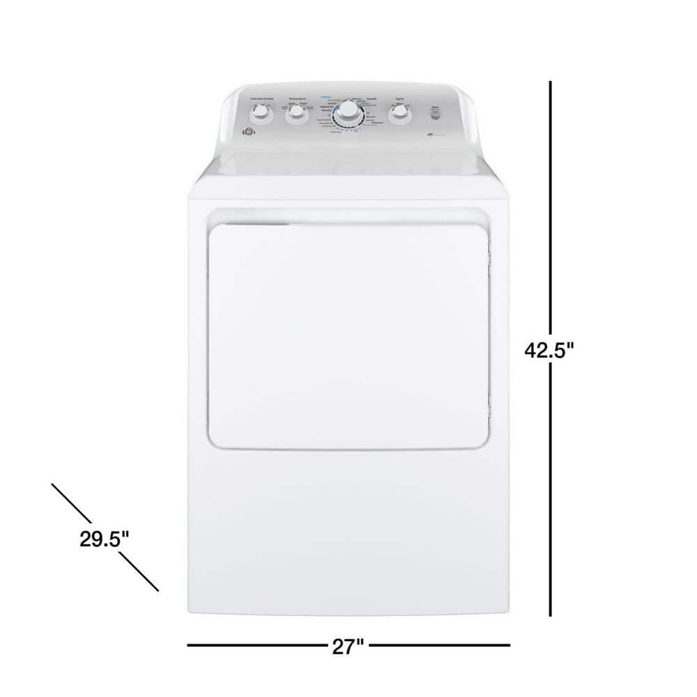 7.2 cu. ft. White Electric Dryer with Moisture Sensing